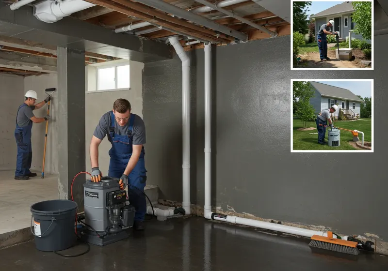 Basement Waterproofing and Flood Prevention process in White Plains, NC